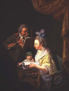 Lekcja muzyki autorstwa Jean Baptiste Bernard Coclers
