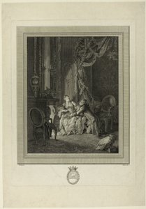 Niebezpieczeństwo prywatnej rozmowy autorstwa Jean Baptiste Blaise Simonet