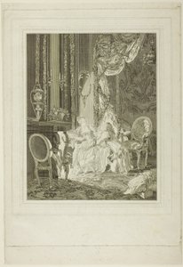 Niebezpieczeństwo prywatnej rozmowy autorstwa Jean Baptiste Blaise Simonet