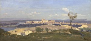 Awinion z Zachodu, 1836 autorstwa Jean Baptiste Camille Corot