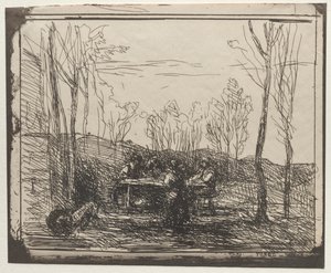 Śniadanie na Polanie autorstwa Jean Baptiste Camille Corot