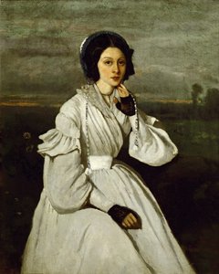 Claire Sennegon, 1837. autorstwa Jean Baptiste Camille Corot