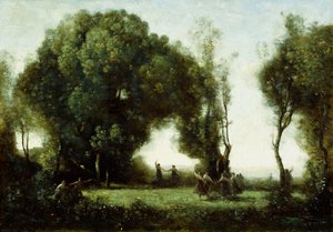 Taniec Nimf, autorstwa Jean Baptiste Camille Corot