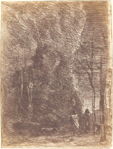 Dante i Wergiliusz autorstwa Jean Baptiste Camille Corot