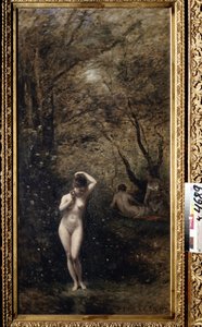 „Kąpiąca się Diana” (Kąpiąca się Diana) Obraz Camille Corot (1796-1875) 1873-1874 Muzeum Puszkina, Moskwa autorstwa Jean Baptiste Camille Corot