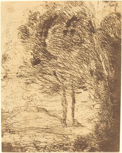 Okolice Genui Okolice Genui, 1860. autorstwa Jean Baptiste Camille Corot