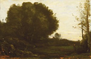 Wieczór w Dolinie autorstwa Jean Baptiste Camille Corot