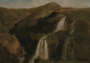 Wodospady Tivoli autorstwa Jean Baptiste Camille Corot