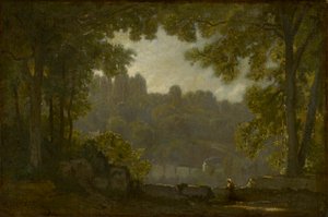 Krajobraz leśny autorstwa Jean-Baptiste-Camille Corot