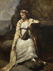 Haydee autorstwa Jean Baptiste Camille Corot