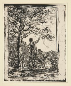 Młoda dziewczyna i śmierć (Młoda dziewczyna i śmierć) autorstwa Jean Baptiste Camille Corot