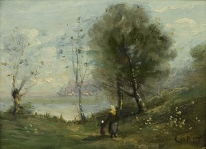 Krajobraz autorstwa Jean Baptiste Camille Corot