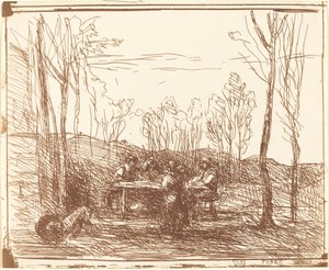 Śniadanie na polanie Śniadanie na polanie, 1857. autorstwa Jean Baptiste Camille Corot