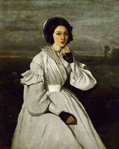 Portret Claire Sennegon autorstwa Jean Baptiste Camille Corot