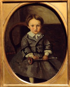 Portret Maurice Roberta (1853-1925), syna Francois Roberta, przyjaciela Corota Obraz Camille Corot (1796-1875) 1857 Nd. 0,29x0,23 m² autorstwa Jean Baptiste Camille Corot