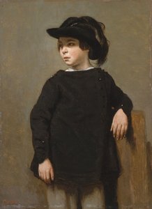 Portret dziecka, ok.1835 autorstwa Jean Baptiste Camille Corot