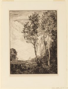 Pamiątka z Włoch autorstwa Jean Baptiste Camille Corot