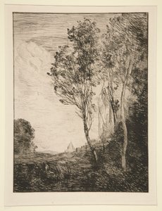 pamięć o autorstwa Jean Baptiste Camille Corot