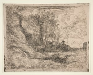 pamięć o autorstwa Jean Baptiste Camille Corot