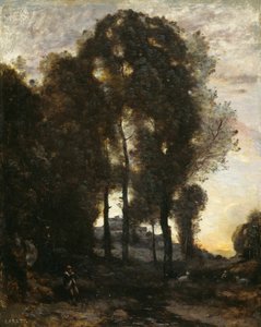 Pamiątka Włoch, 185560. autorstwa Jean Baptiste Camille Corot