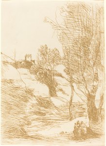 Pamiątka z Salerno Pamiątka z Salerno, 1871. autorstwa Jean Baptiste Camille Corot