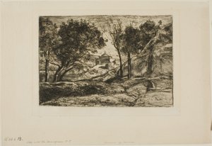 Pamiątka Toskanii autorstwa Jean Baptiste Camille Corot