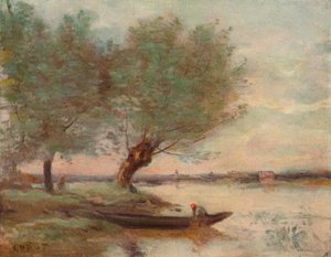 Przewoźnik, 1806-1875, 1906-7. autorstwa Jean Baptiste Camille Corot