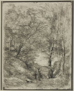 Ogrody Horacego autorstwa Jean Baptiste Camille Corot