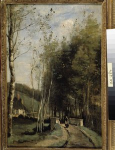 Mały Most (olej na płótnie) autorstwa Jean Baptiste Camille Corot