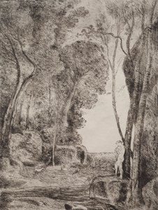 Mały Pasterz autorstwa Jean Baptiste Camille Corot