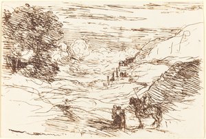 Paladyni (Les Paladins) autorstwa Jean Baptiste Camille Corot