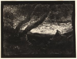 Myśliciel autorstwa Jean Baptiste Camille Corot