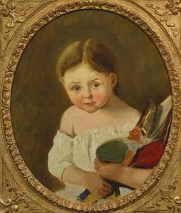 Najmłodsza córka M. Edouarda Delalaina, ok. 1845-50 autorstwa Jean Baptiste Camille Corot