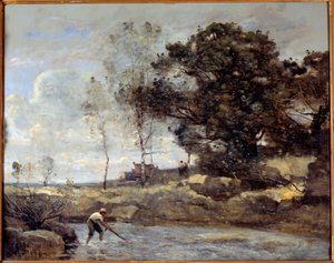 Winda netto. Obraz Camille Corot (1796-1875) autorstwa Jean Baptiste Camille Corot