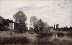 Miasto Avray, 1865 autorstwa Jean Baptiste Camille Corot