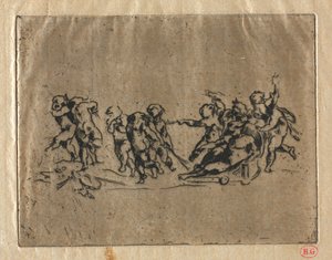 Bachanalia z dziećmi i rydwanem autorstwa Jean Baptiste Carpeaux