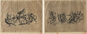 Bachanalia z dziećmi i osłem autorstwa Jean Baptiste Carpeaux