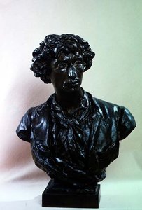 Popiersie Charlesa Garniera (1825-98) (brązowe) autorstwa Jean Baptiste Carpeaux