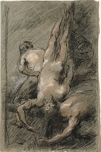 Męczeństwo świętego Piotra autorstwa Jean Baptiste Carpeaux
