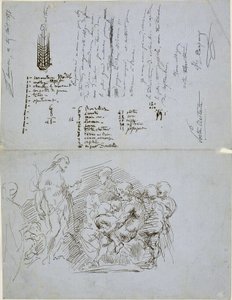 Głoszenie św. Jana Chrzciciela autorstwa Jean Baptiste Carpeaux