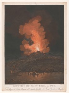 Uitbarsting van de Etna Erupcja Etny z 1766 r. (tytuł na obiekcie)