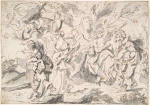 Zniszczenie Sodomy autorstwa Jean Baptiste Corneille