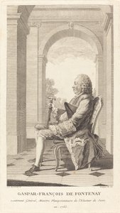 Gaspar-Francois de Fontenay autorstwa Jean Baptiste Delafosse, after Louis de Carrogis, called Carmontelle