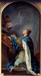 Święta Joanna Francuska (olej na płótnie)
