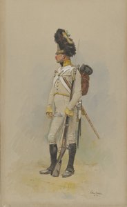Stały Grenadier Straży Miejskiej, 1891. autorstwa Jean-Baptiste Edouard Detaille