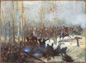 Szarża kirasjerów w Rosji – Jean Baptiste Edouard Detaille (1848-1912). Wojny napoleońskie, Rosja