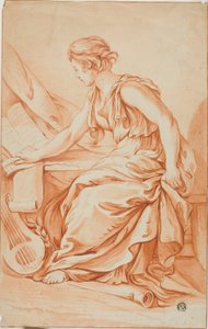 Eulerpe lub Clio autorstwa Jean Baptiste Greuze