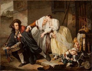 Gest neapolitański, 1757 autorstwa Jean Baptiste Greuze