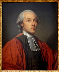 Portret Charlesa Paula Jeana Baptiste de Bourgevin de Vialart de Saint Morys (1772-1817), radnego Wielkiej Izby Parlamentu Paryskiego. Obraz Jeana Baptiste Greuze (1725-1805), olej na drewnie. Sztuka francuska autorstwa Jean Baptiste Greuze
