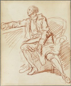 Siedzący dżentelmen autorstwa Jean Baptiste Greuze